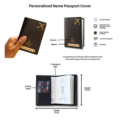 Custom Name Wallet Accessories Combo Set for MEN in Black colour [DM007]