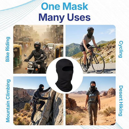 Balaclava for Bikers | Full Face Mask | Pack of 3 | Unisex [DM001]