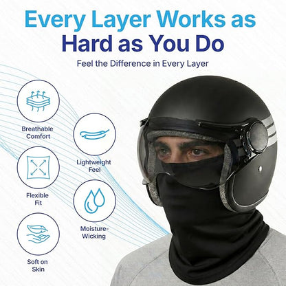 Balaclava for Bikers | Full Face Mask | Pack of 3 | Unisex [DM001]