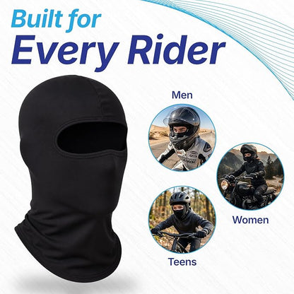 Balaclava for Bikers | Full Face Mask | Pack of 3 | Unisex [DM001]