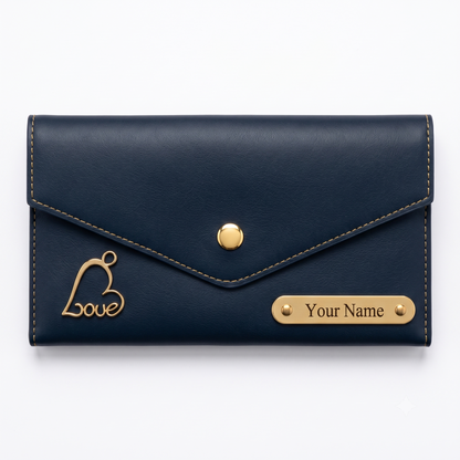 Leather Clutch Purse | Women’s Wallet with Multiple Compartments